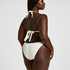 Bandeau Bikini Top Crinkle, White