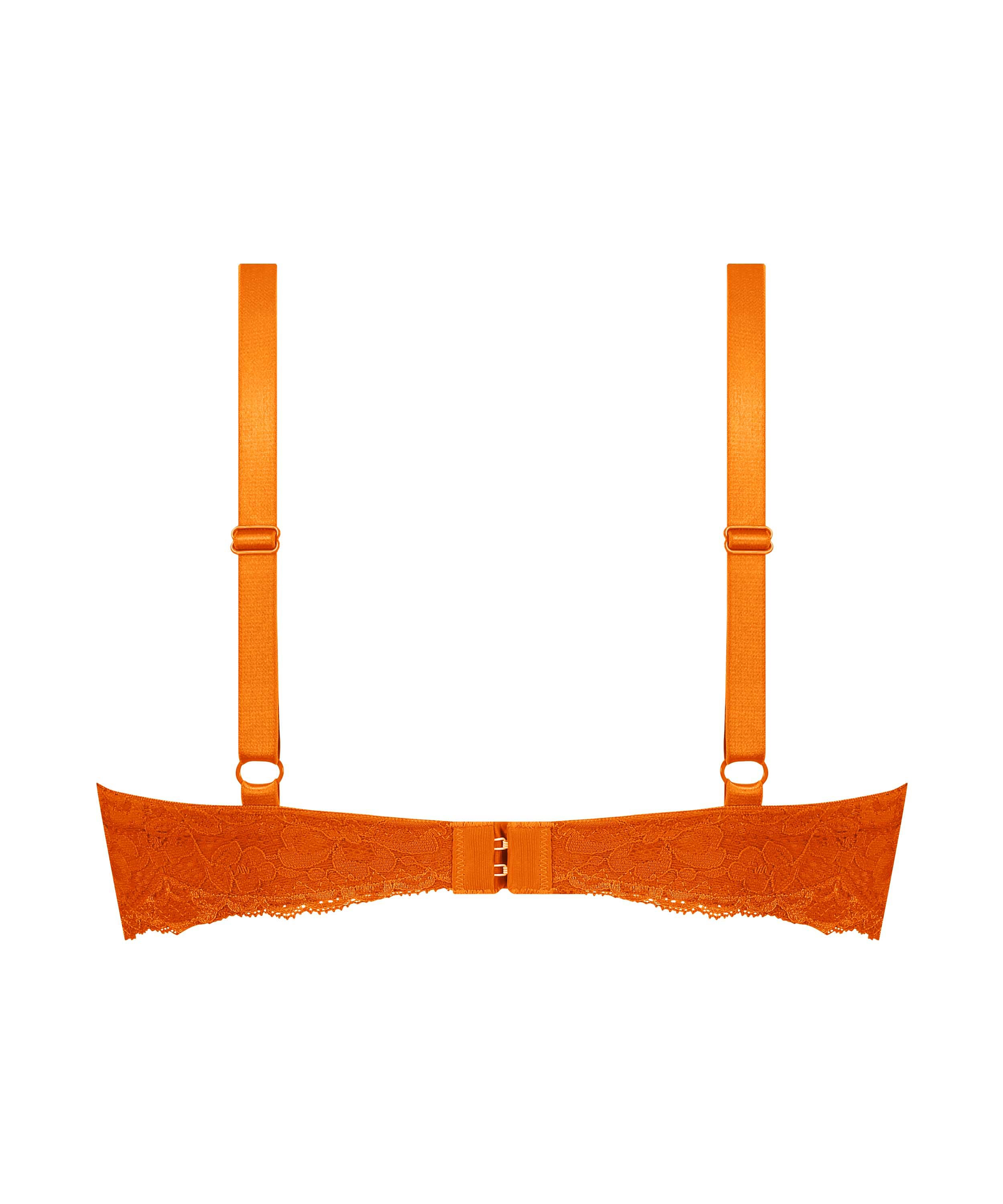 Marine Non-Padded Underwired Bra, Orange, main