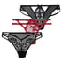 3-pack Thongs, Black