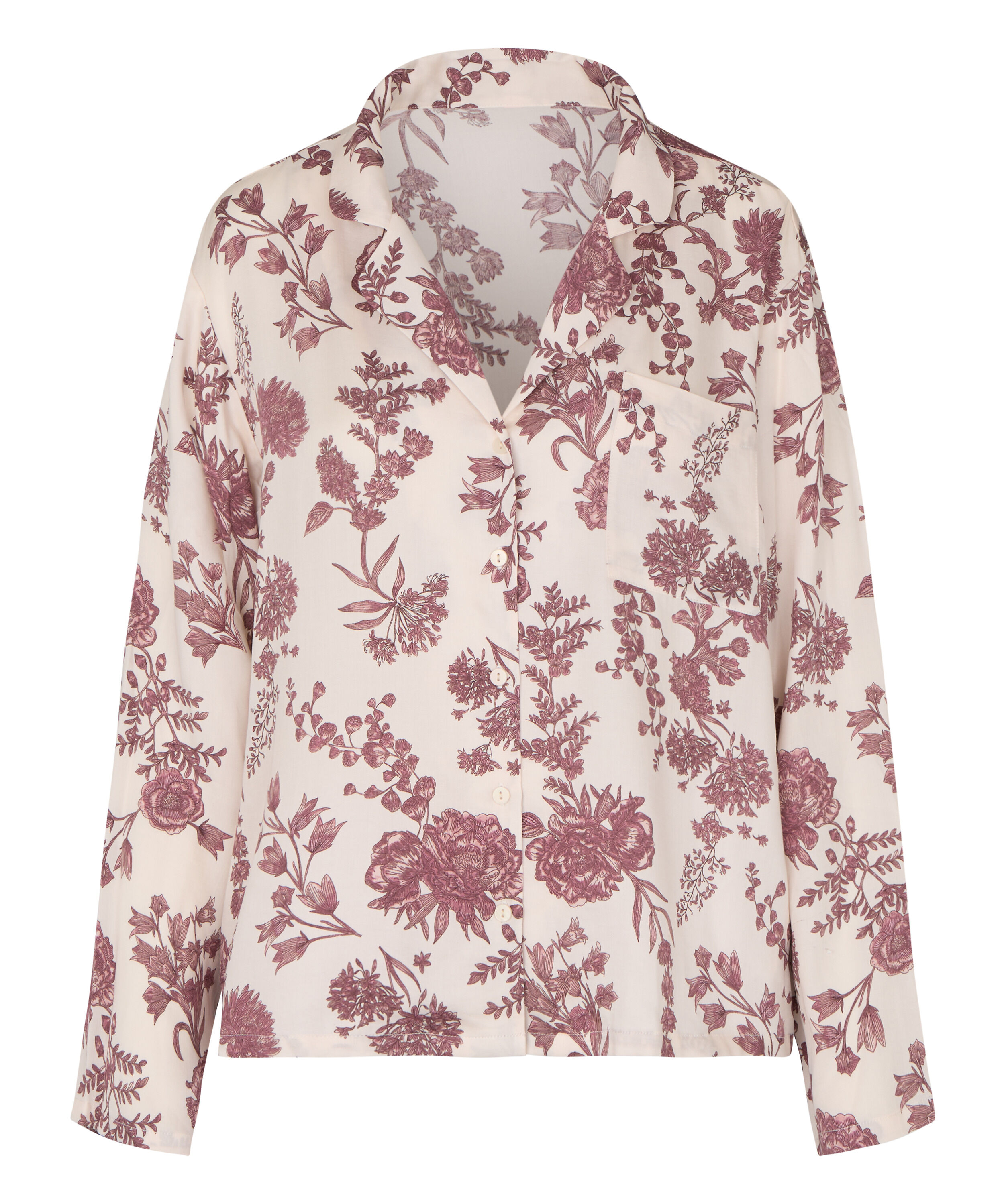 Jacket Woven Print, Beige