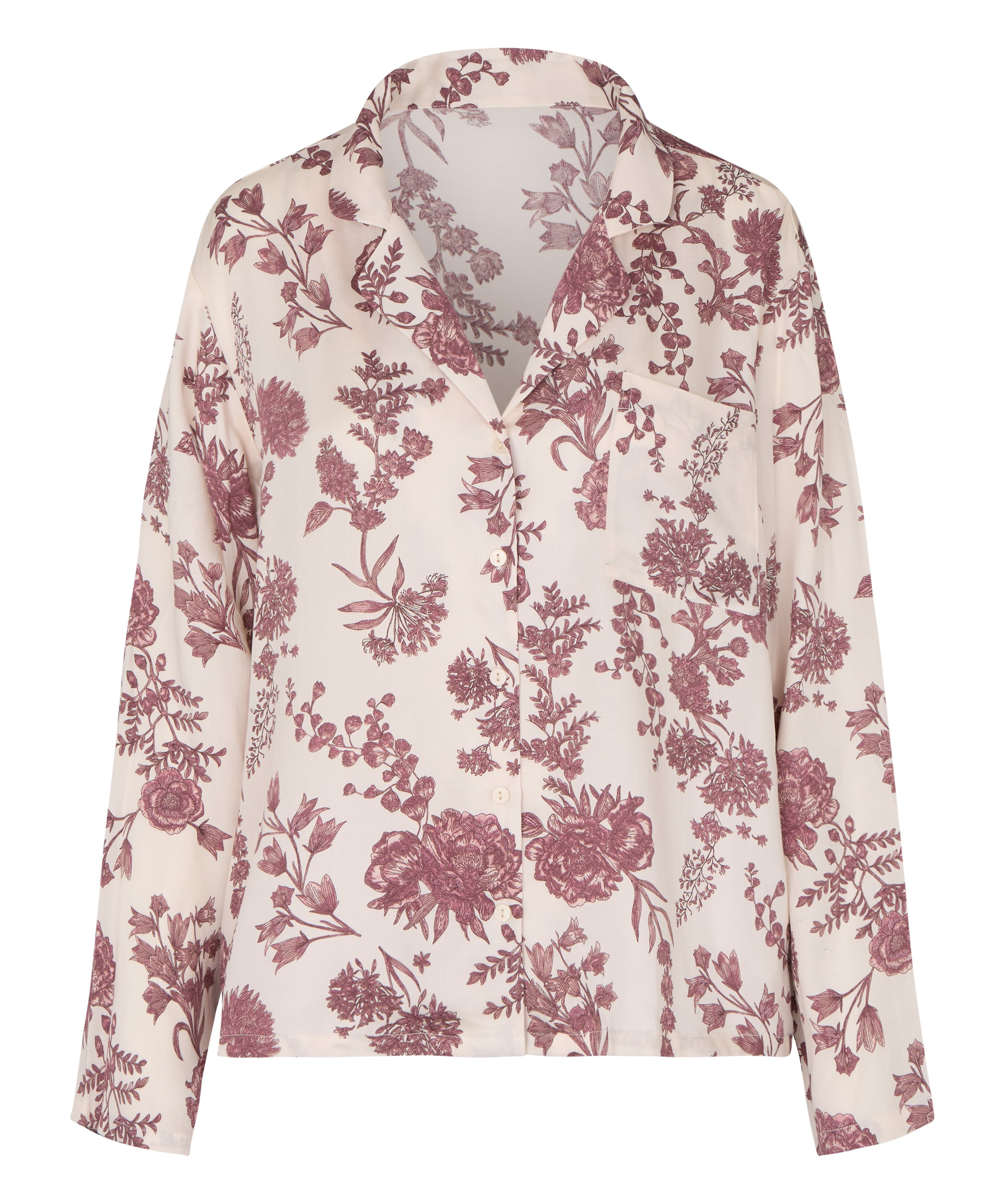 Jacket Woven Print, Beige, main