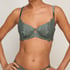 Grace Padded Underwired Bra, Green