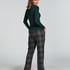 Flannel Pyjama Pants, Green