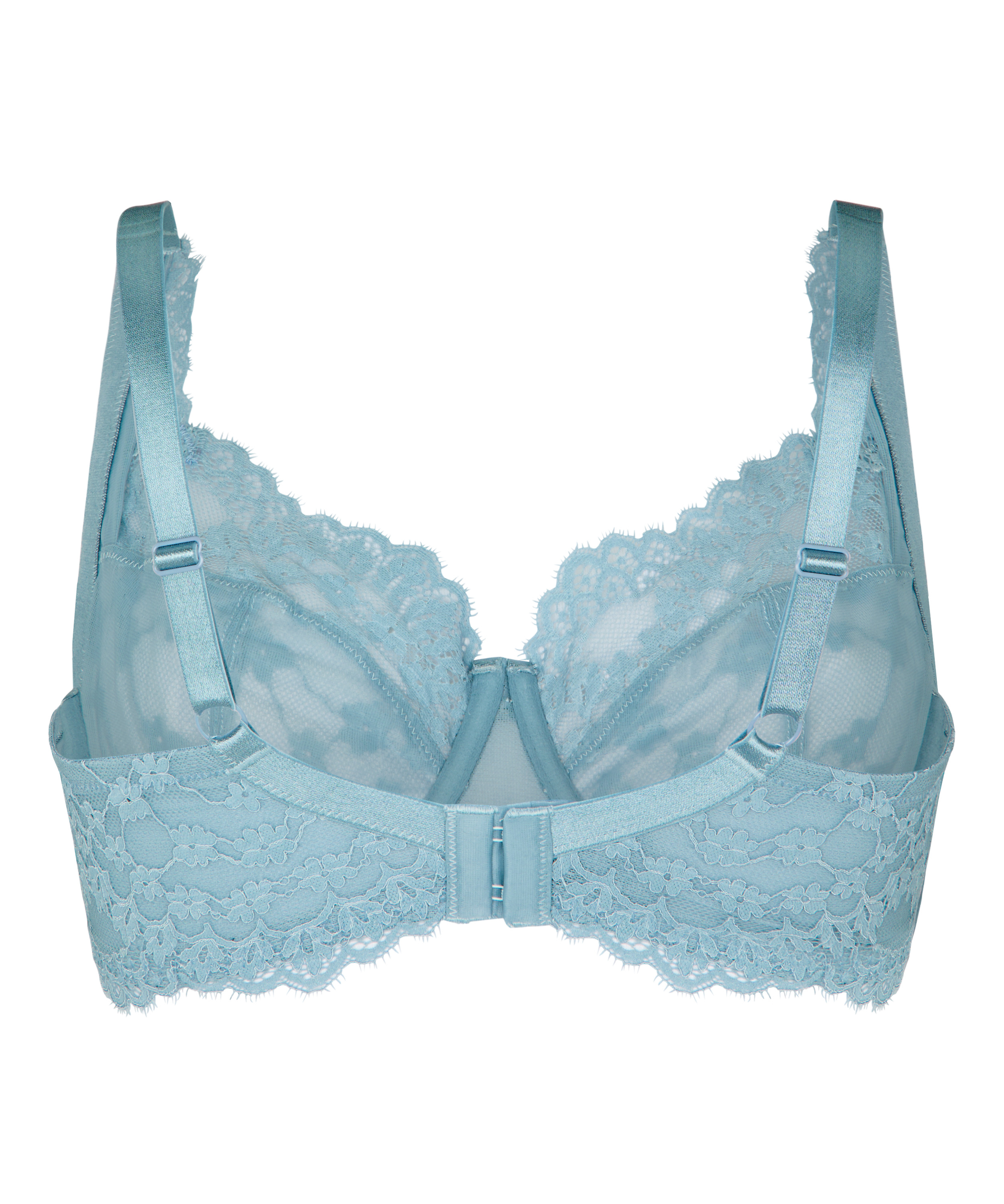 Daisy Non-Padded Underwired Bra, Blue, main