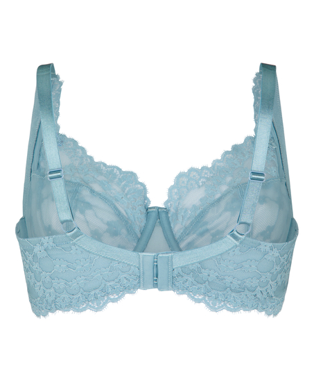 Daisy Non-Padded Underwired Bra, Blue