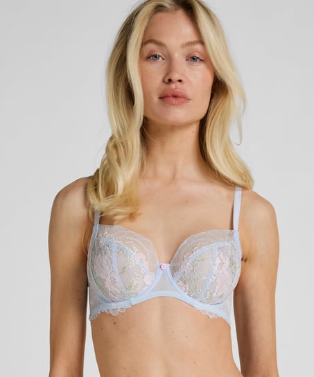Miri Non-Padded Underwired Bra, Blue