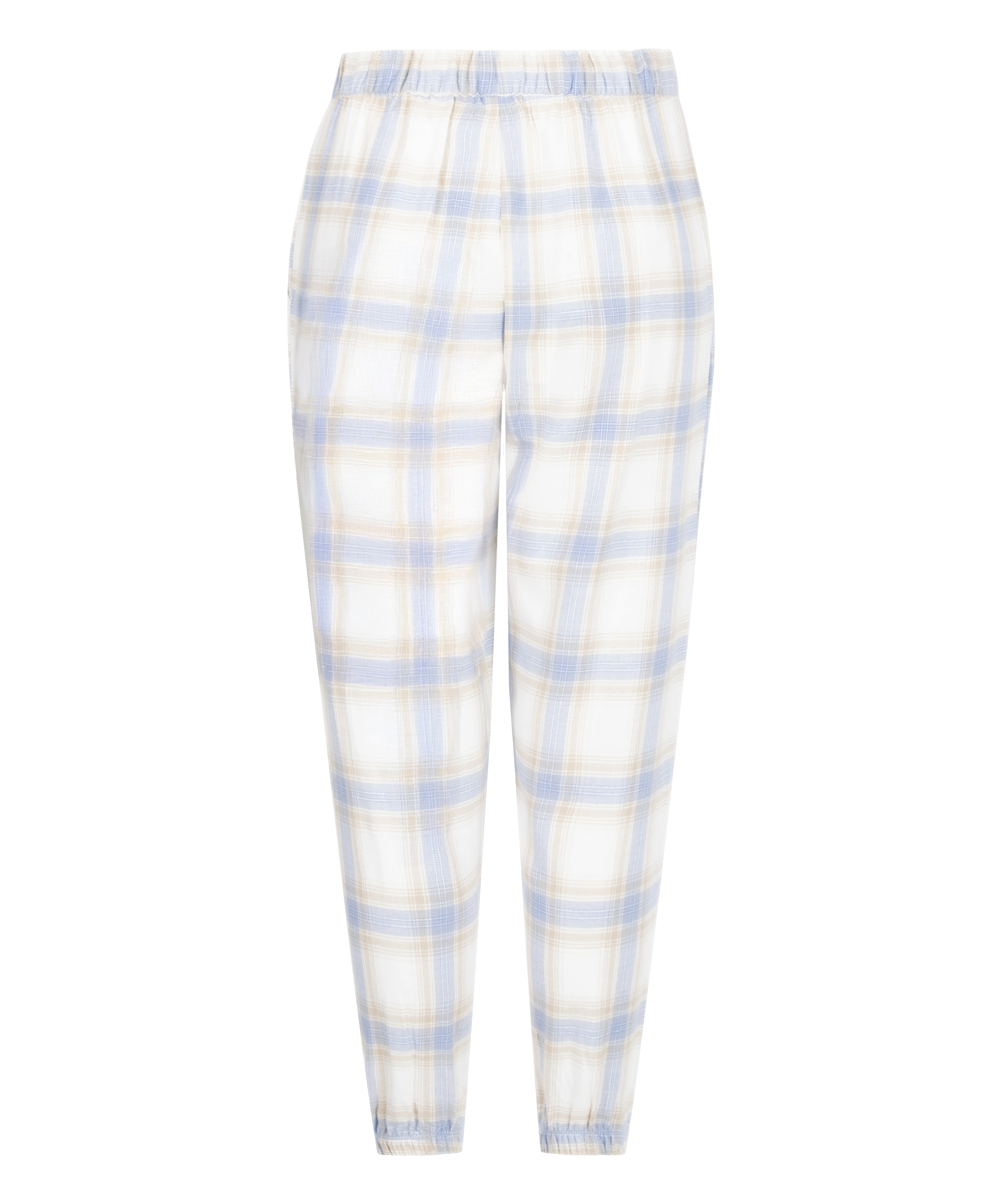 Flannel Pyjama Pants, Blue, main