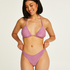 Tasmania triangle bikini top, Purple