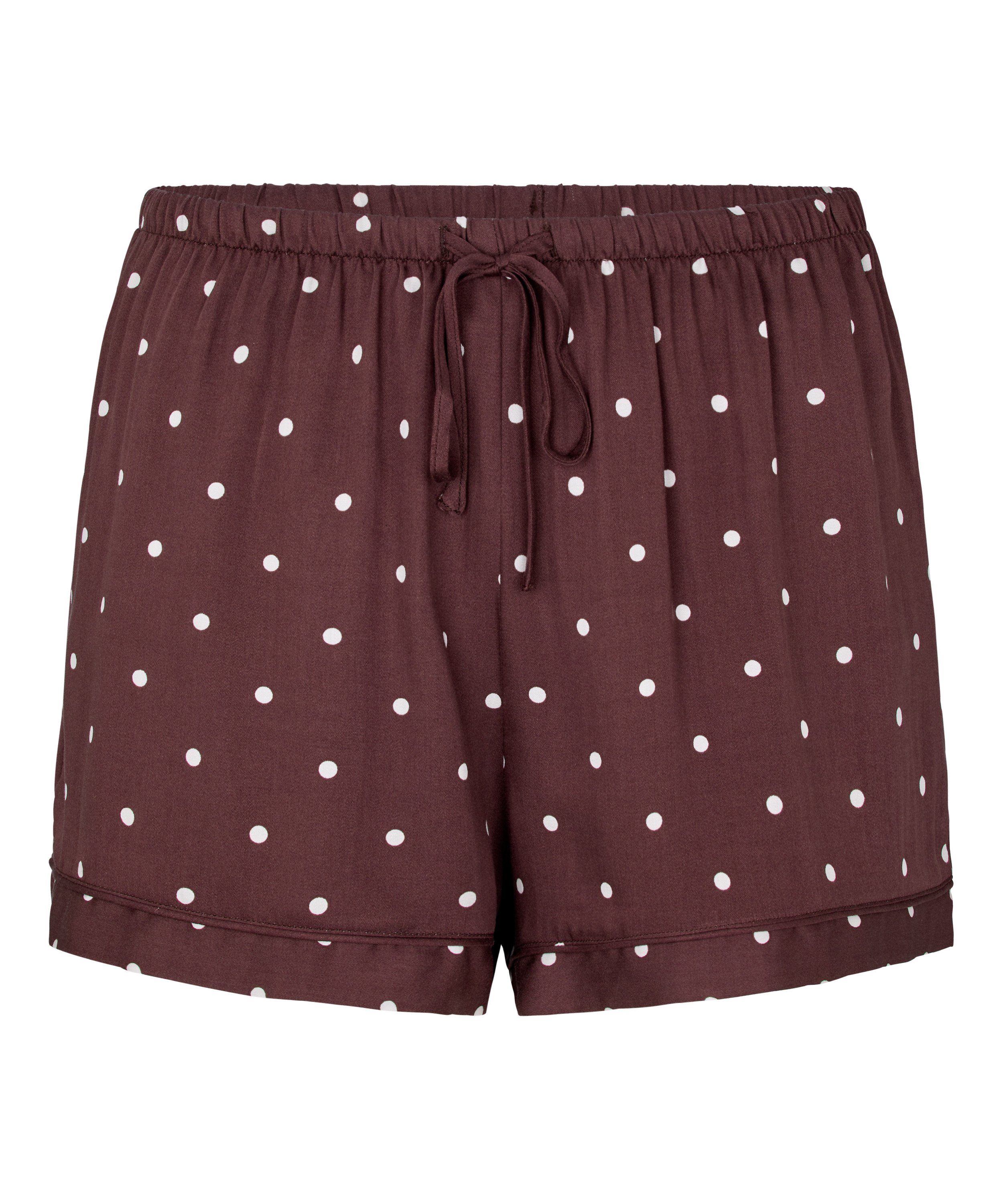 Pyjama Short Satin, Brown, main