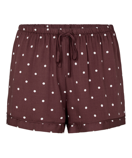 Pyjama Short Satin, Brown