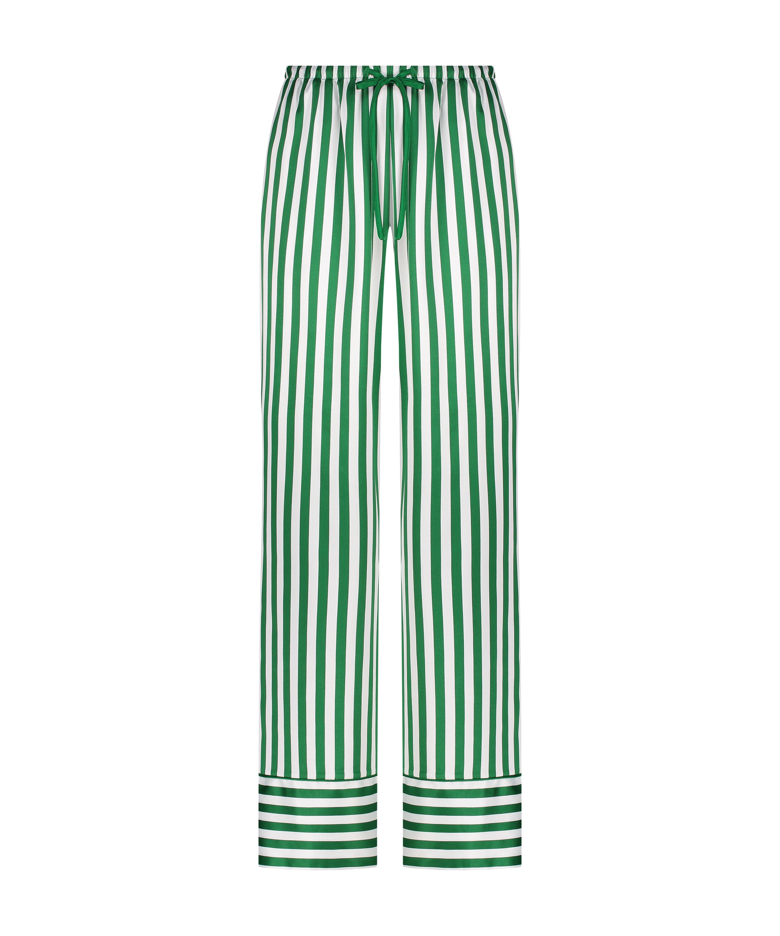 Satin Trousers, Green, main