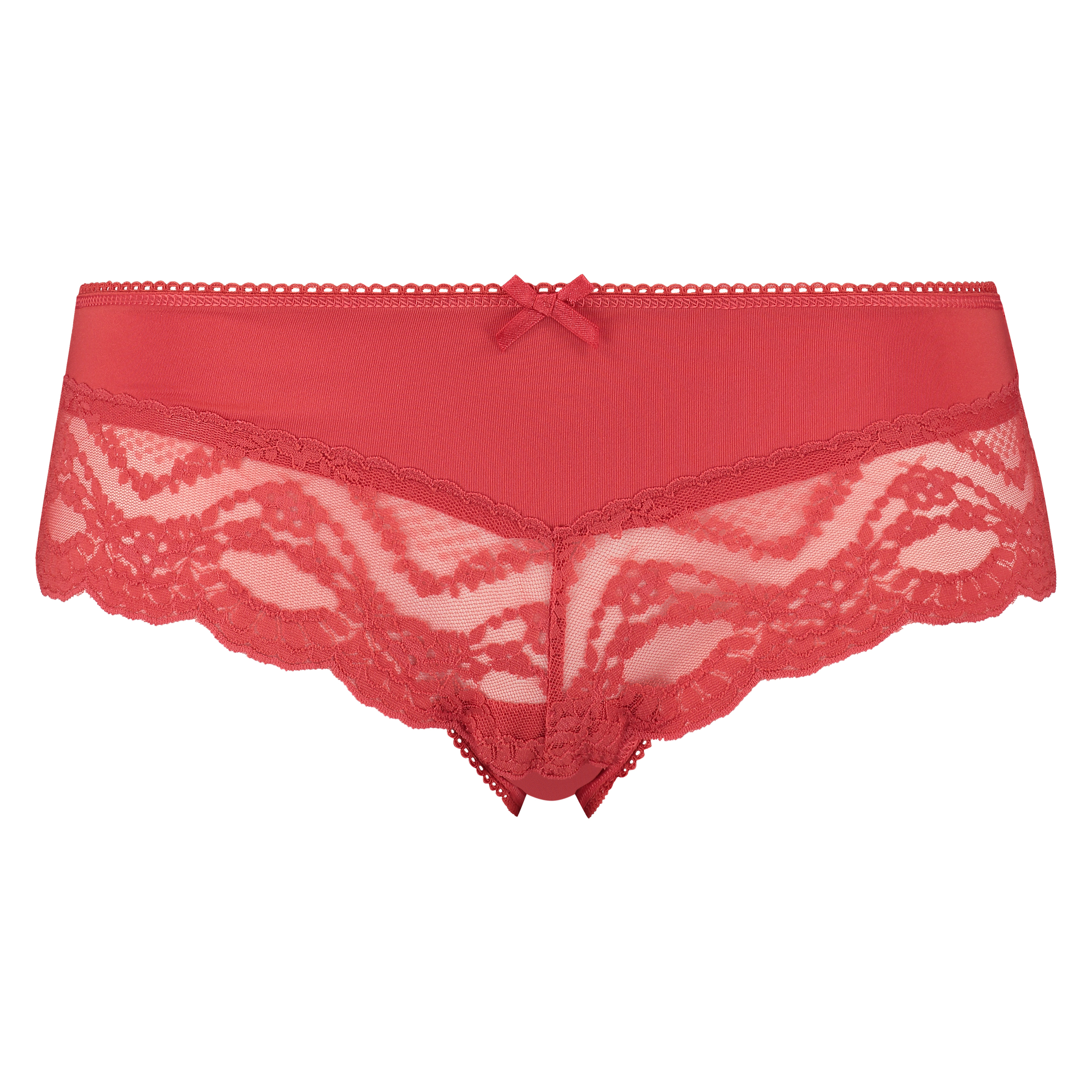 Lacey Microfibre Brazilian, Red, main