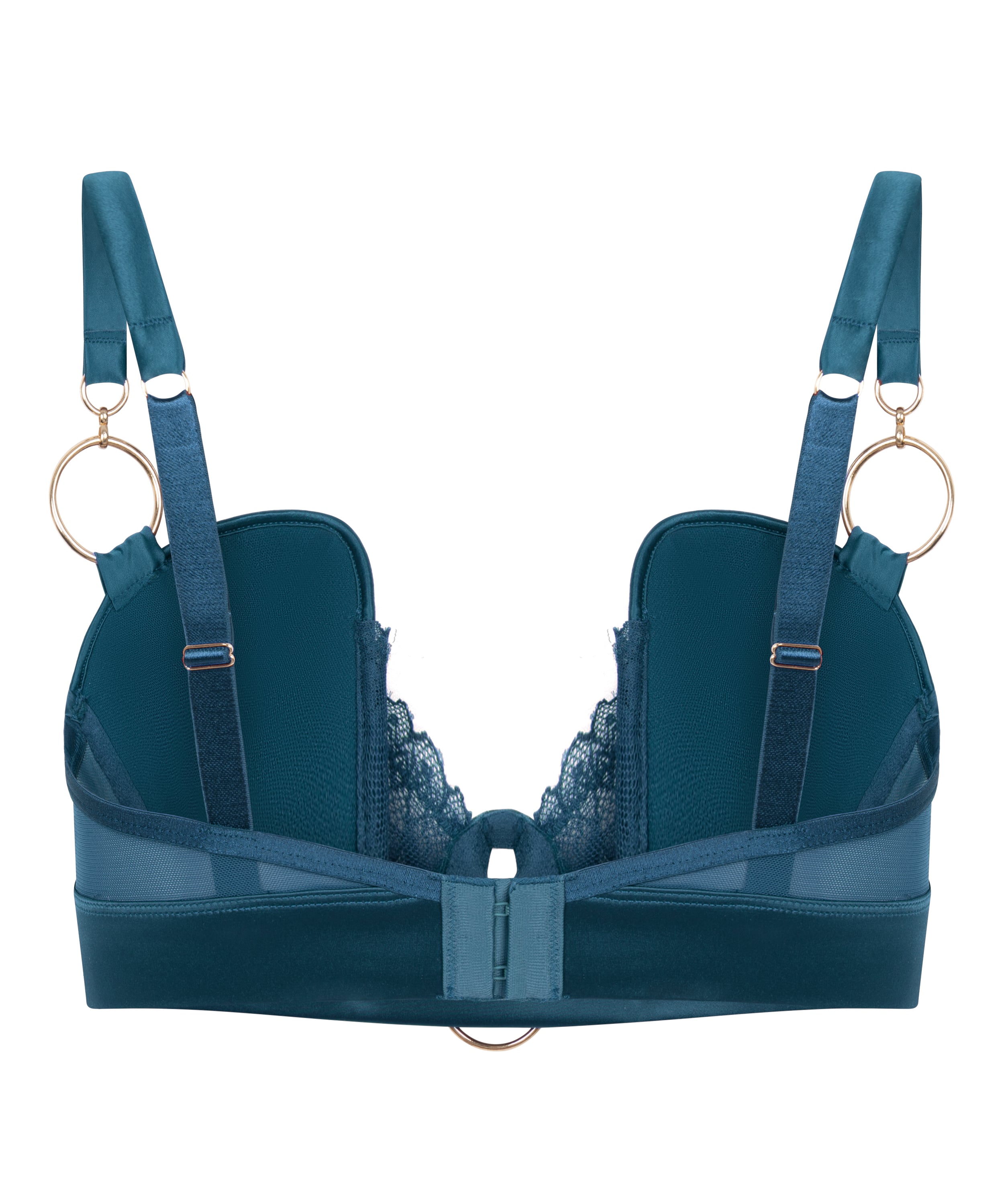 Marjolein Padded Underwired Longline Bra, Blue, main