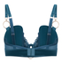 Marjolein Padded Underwired Longline Bra, Blue