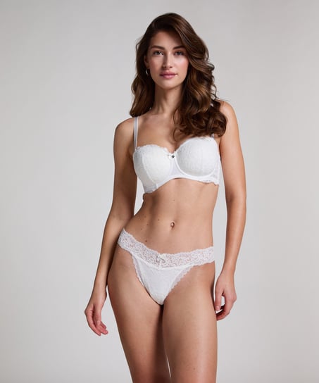 Madison Extra Low Thong, White