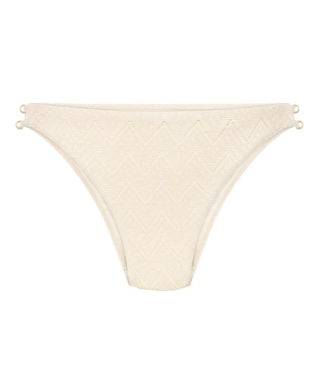 Crochet Bikini Bottoms, White