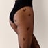Tights 15 Denier print, Black