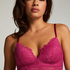 Shiloh Padded Longline Non-Underwired Bra, Pink