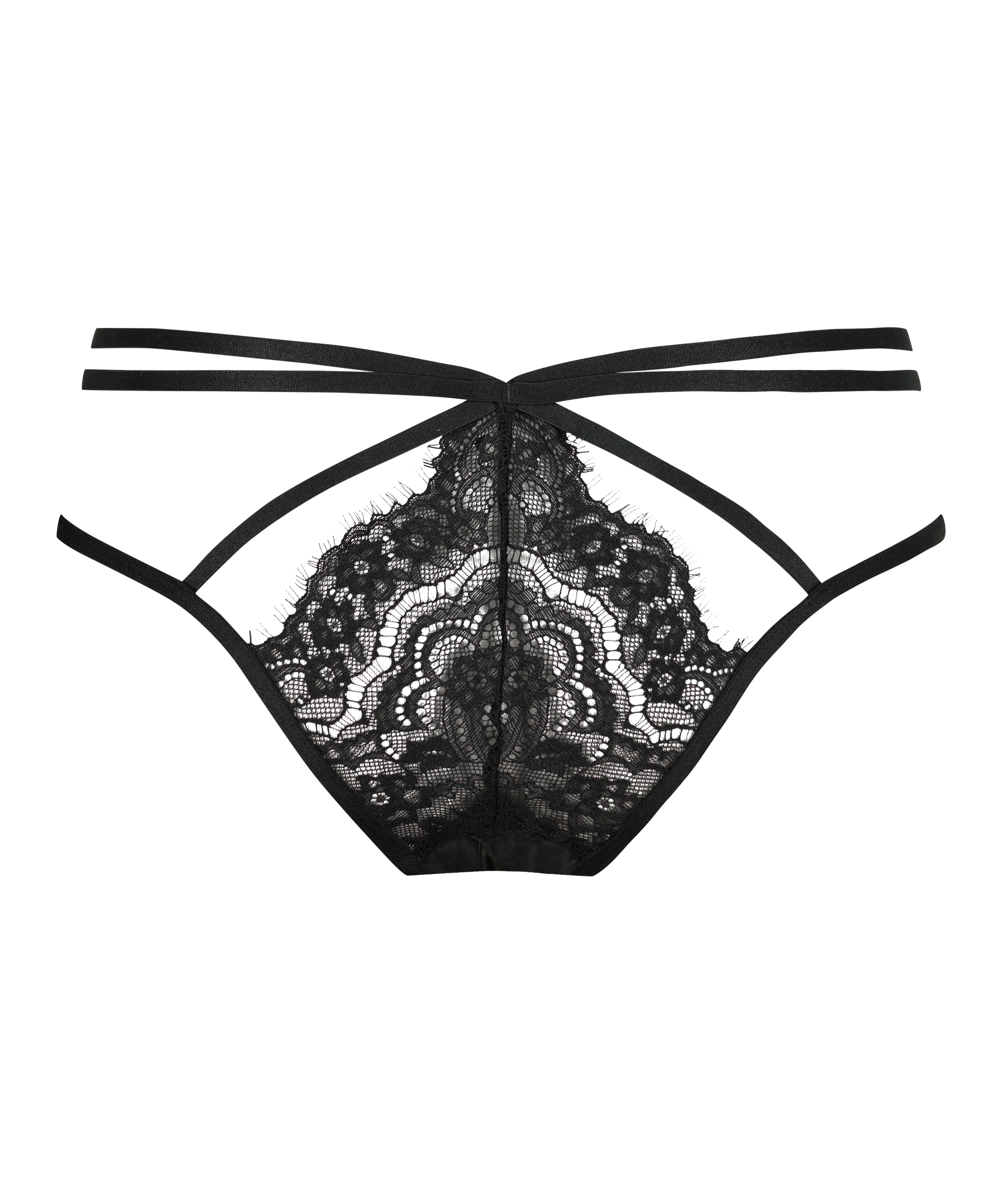 Seraphina open crotch Brazilian, Black, main