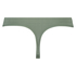 Seamless rib thong, Green