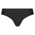 Invisible cotton thong, Black