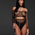 Private Fishnet Set, Black