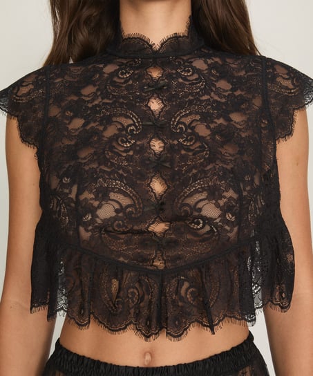 Top Allover Lace Legacy, Black