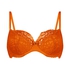 Marine Non-Padded Underwired Bra, Orange