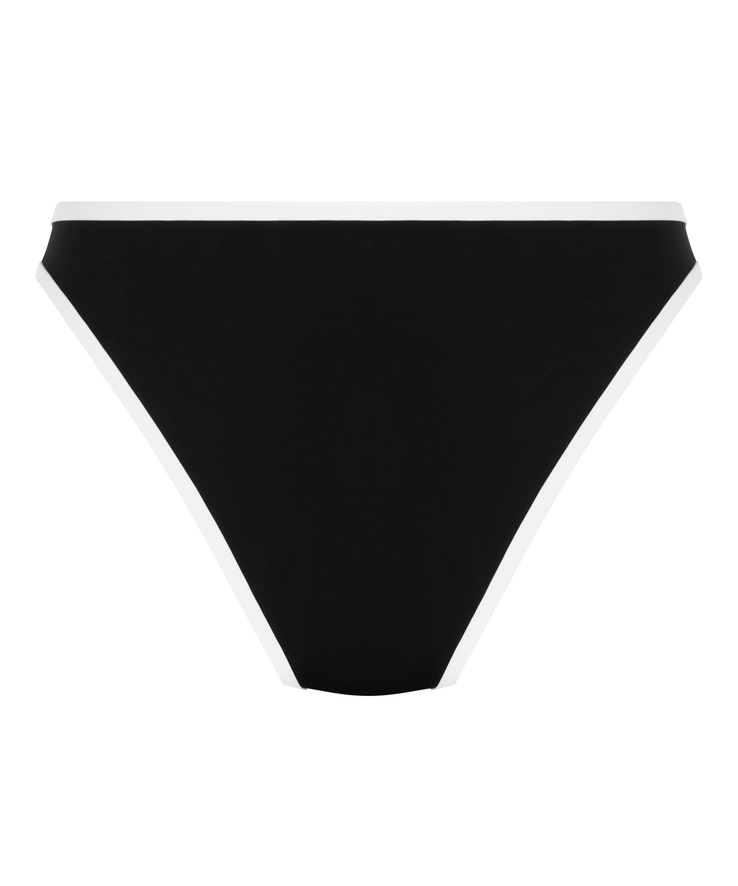 Neoprene Mono Highleg Bikini Bottom, Black, main