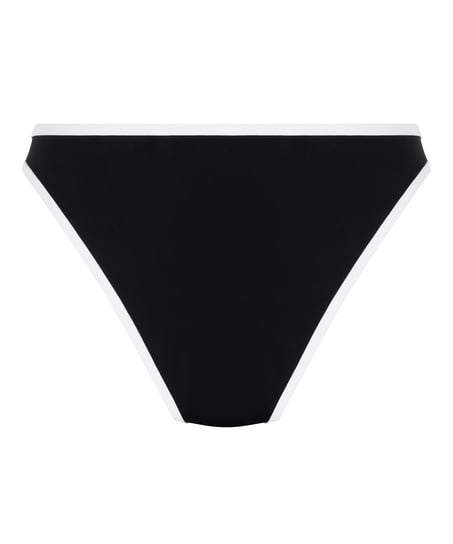 Neoprene Mono Highleg Bikini Bottom, Black