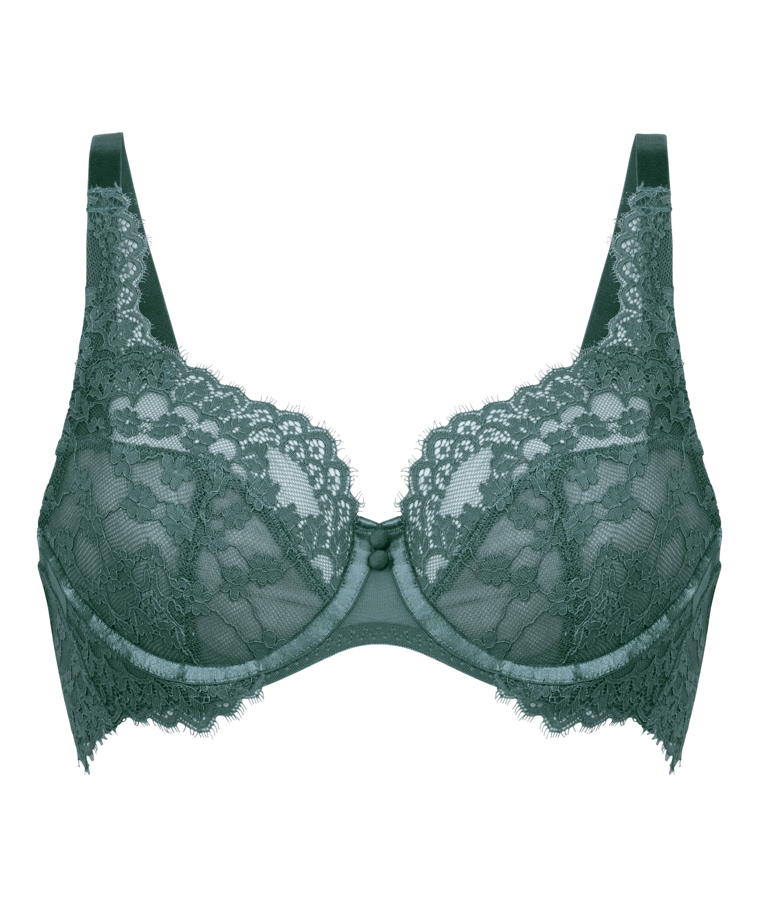 Daisy Non-Padded Underwired Bra, Blue
