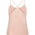Ayla Satin Cami Top, Pink