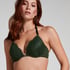 Saffron Padded Underwired Push-Up Bra, Green