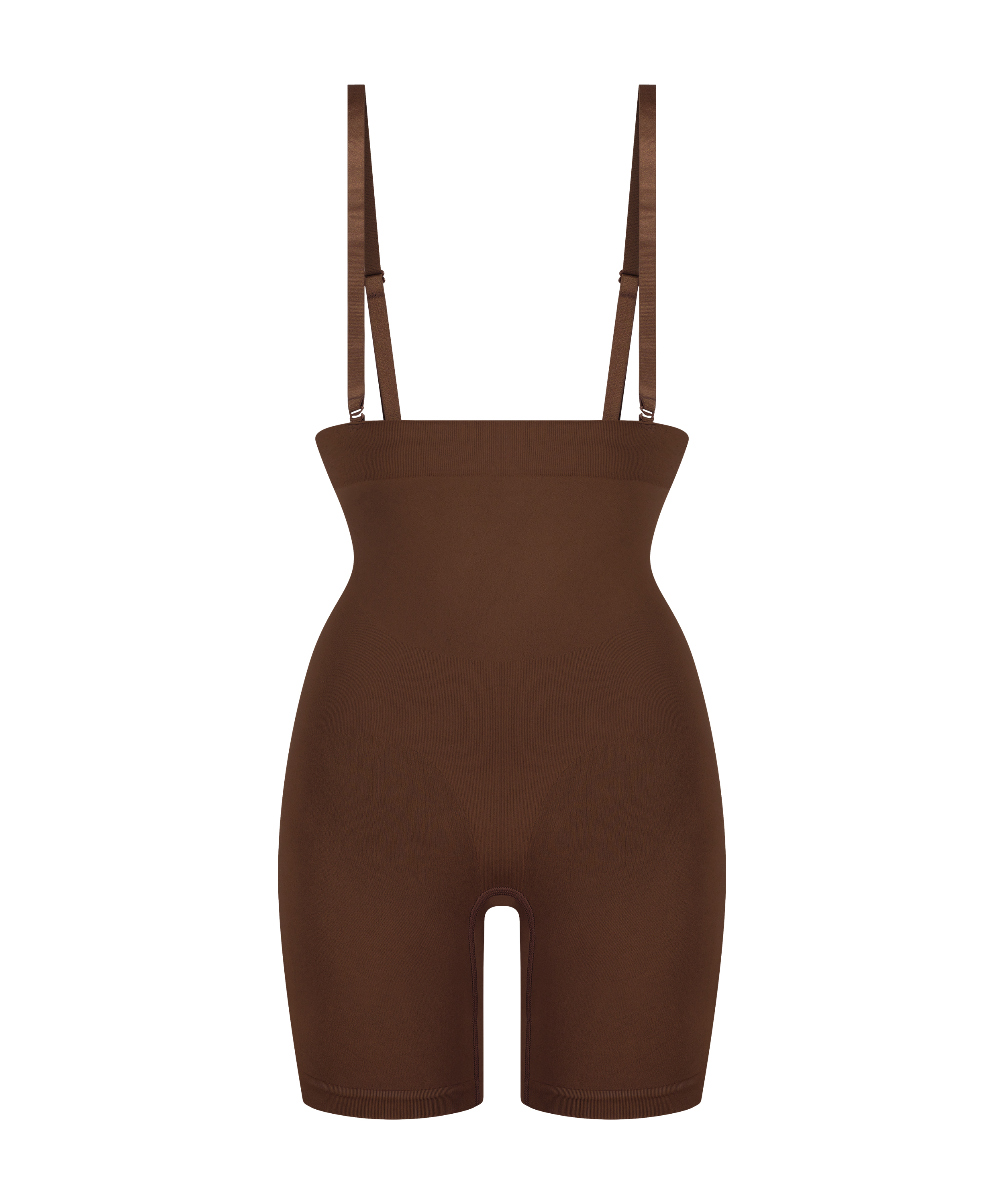 Seamless Enhancing Thigh Slimmer, Brown, main