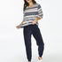 PJ Fleece Fairisle, Pink