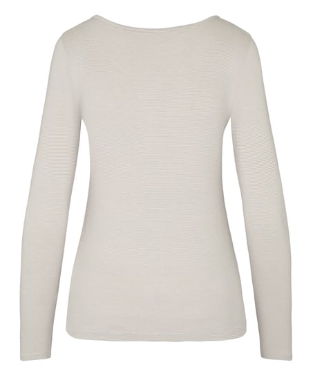 Pyjama Top Thin Stripe, Gray