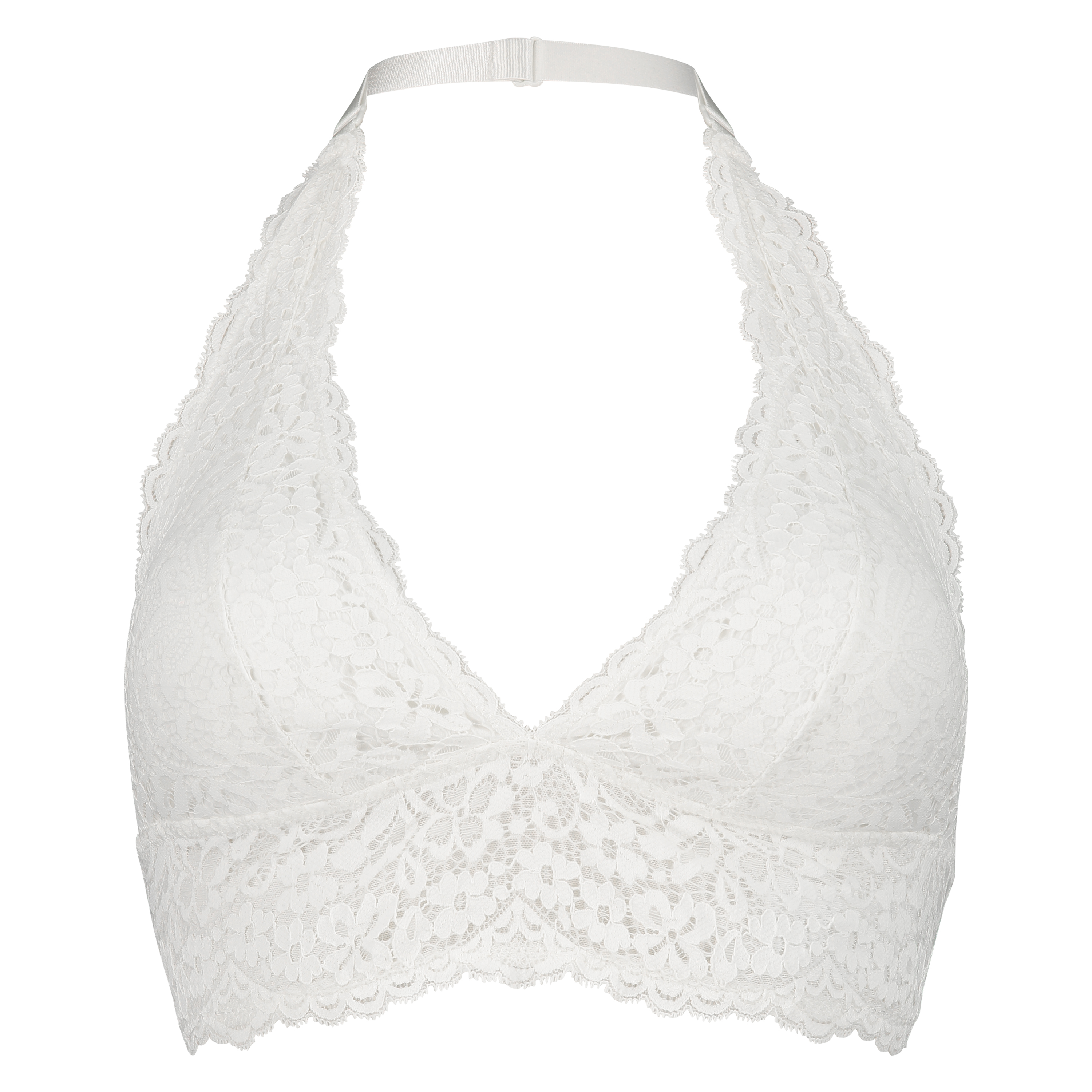 Marina padded bralette, White, main