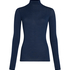 super soft Turtleneck shirt with Cashmere, Blue