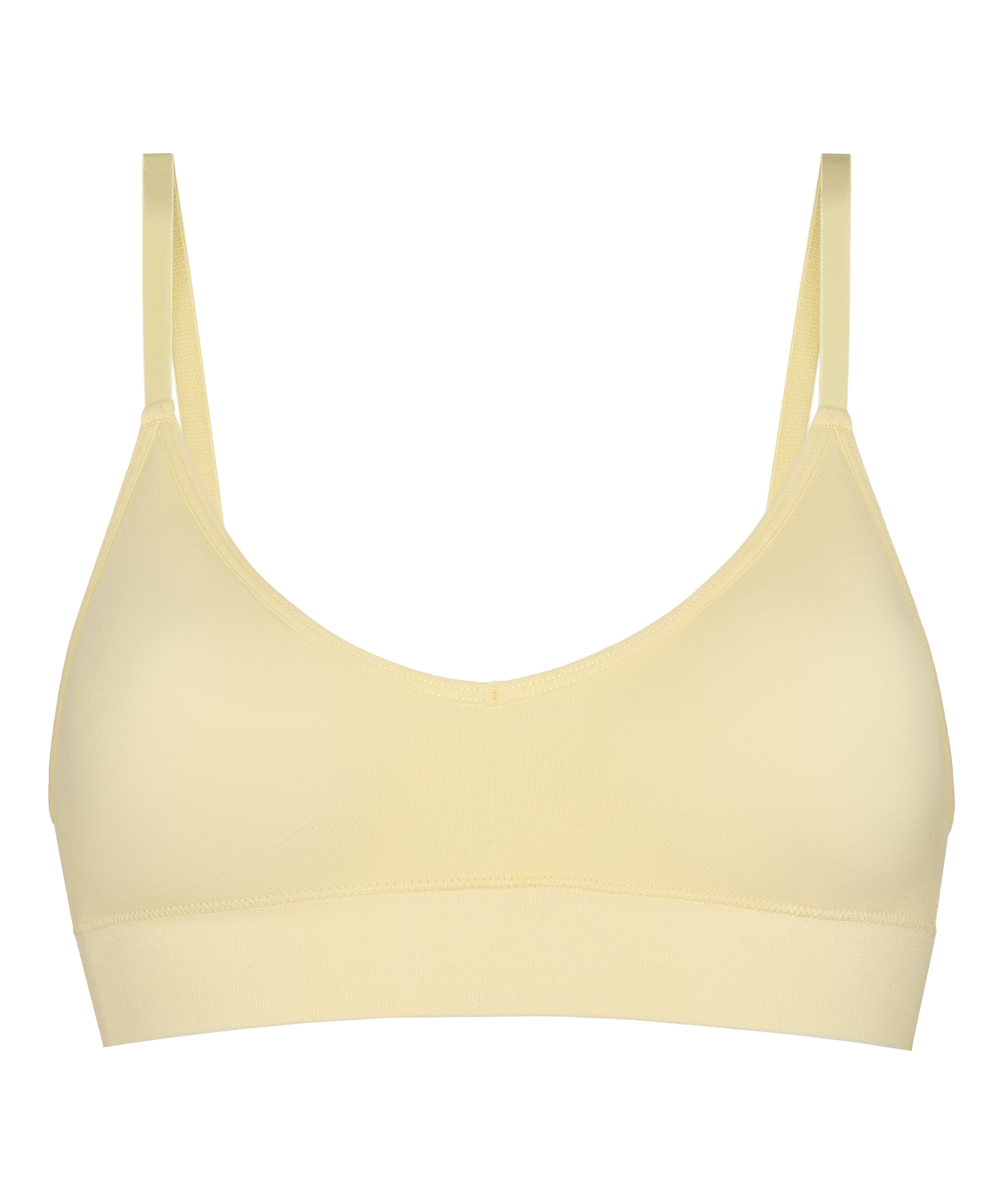 Dide Triangle Bralette, Yellow, main