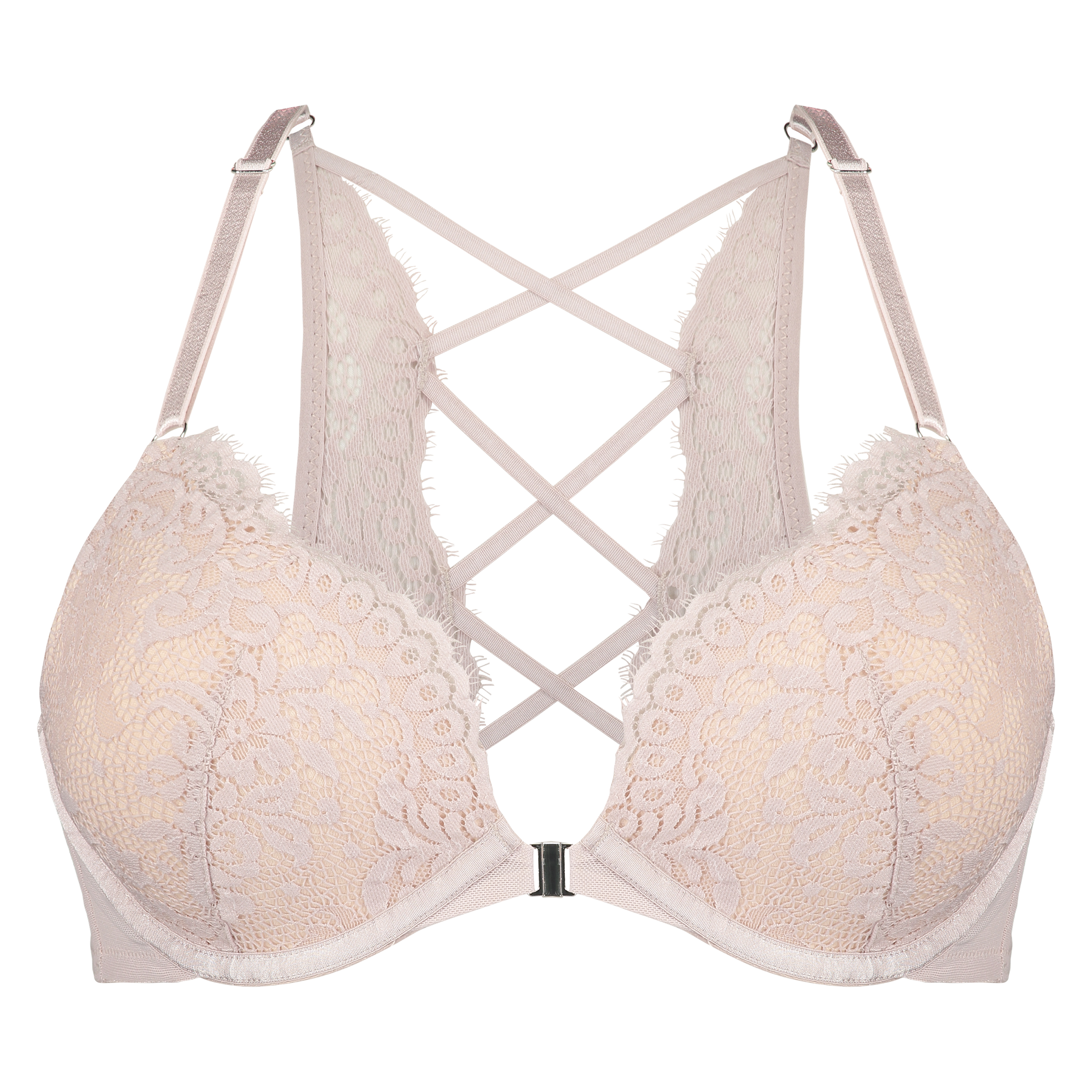 Cardi Padded Push-up Underwired Bra, Purple, main