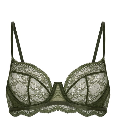 Isabelle Non-Padded Underwired Bra, Green