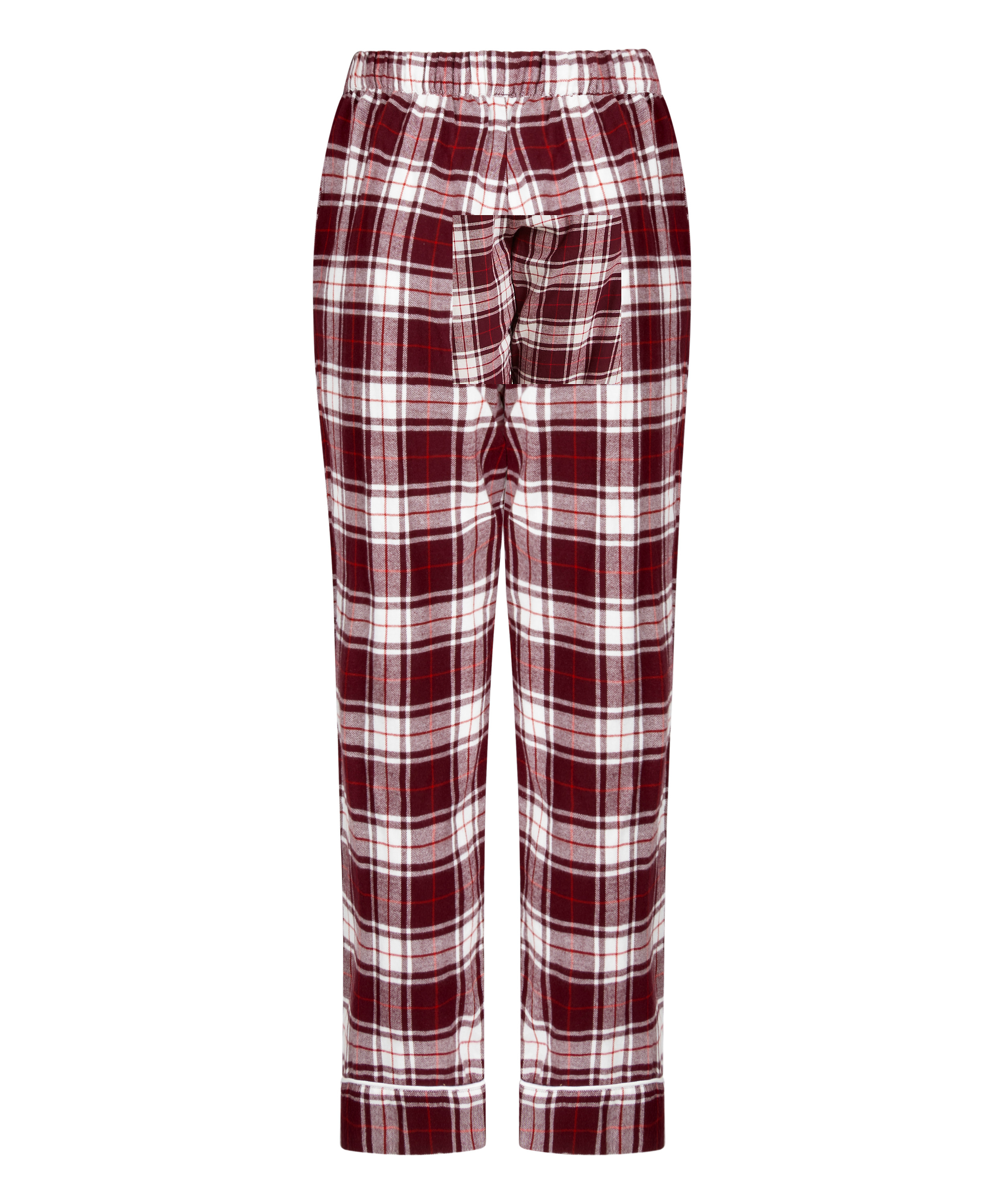 Petite Flannel Pyjama Pants, Purple, main