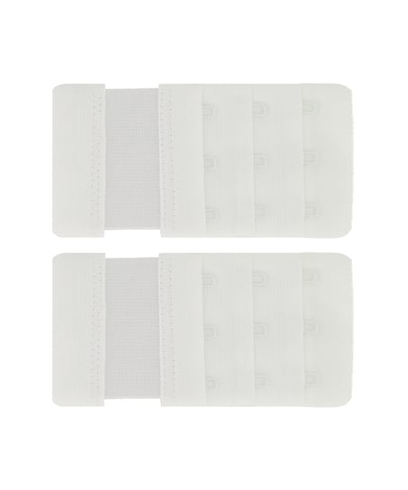 2-Pack Bra Extenders, White