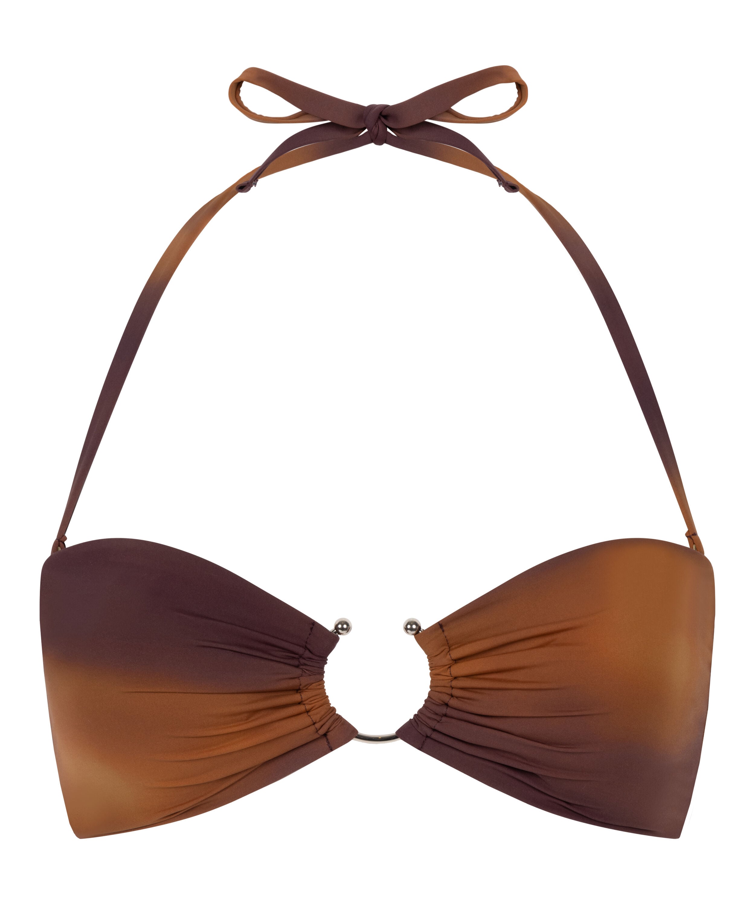 Janiero Bandeau Bikini Top, Purple