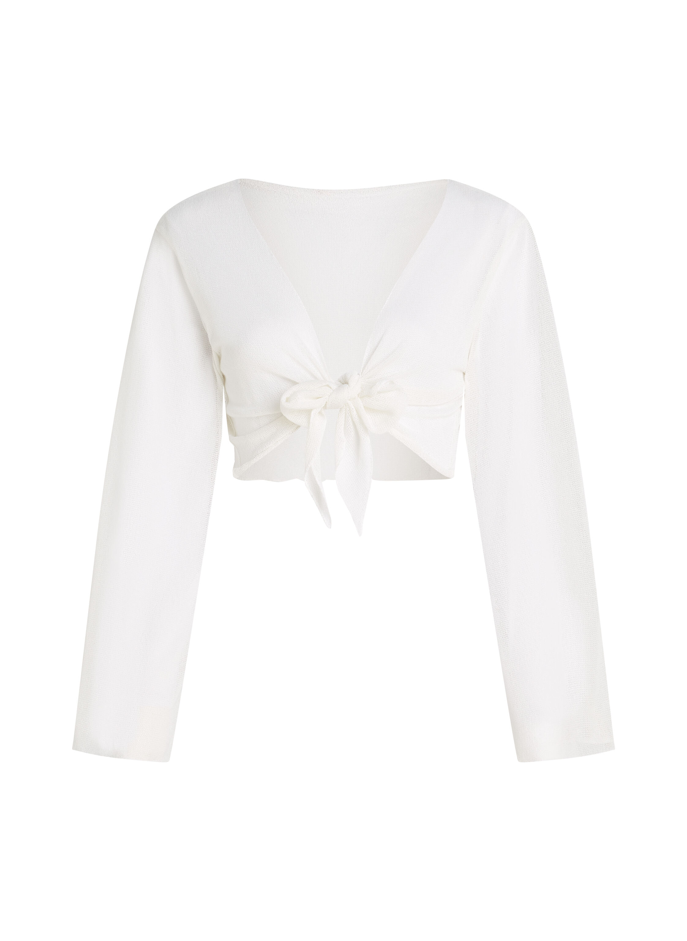 Beach Knit Top, White