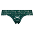 Foiled Extra Low Thong, Green