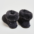 Teddy Slippers Boot, Gray