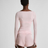 super soft Boatneck shirt with Cashmere, Pink
