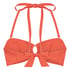 Luxe Bandeau Bikini Top, Red
