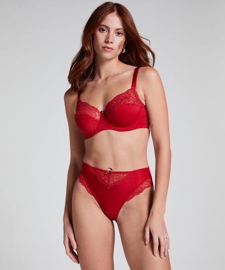 Sophie Non-Padded Underwired Bra, Red
